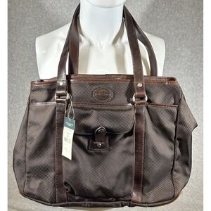 Filson Passage Ballistic Nylon Tote Travel Bag NWT Leather Trim Ripstop Lining